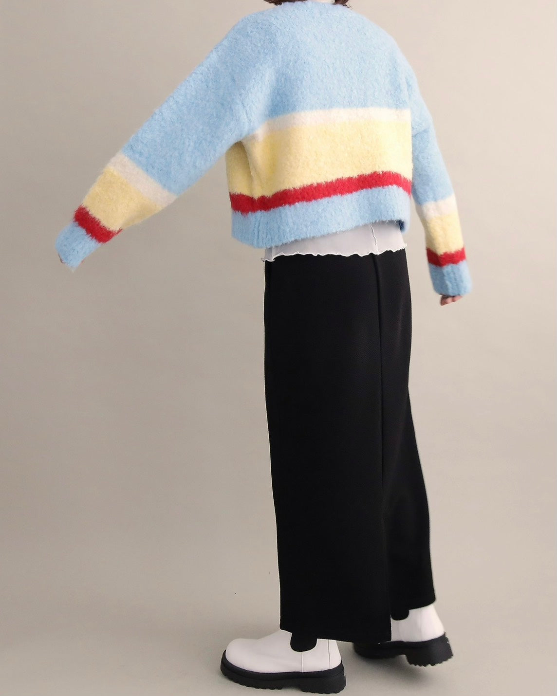 ニュアンスボーダーニット