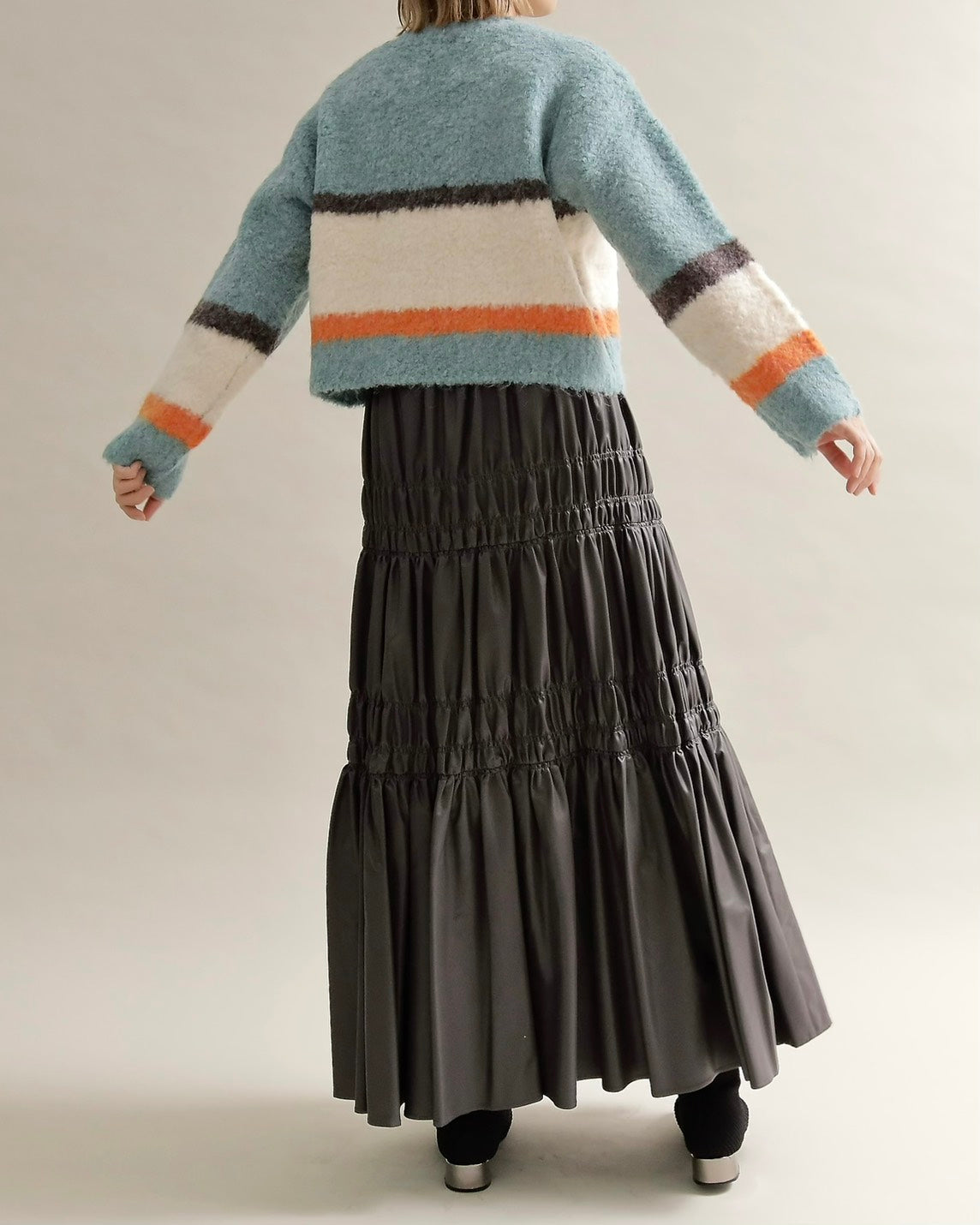 ニュアンスボーダーニット