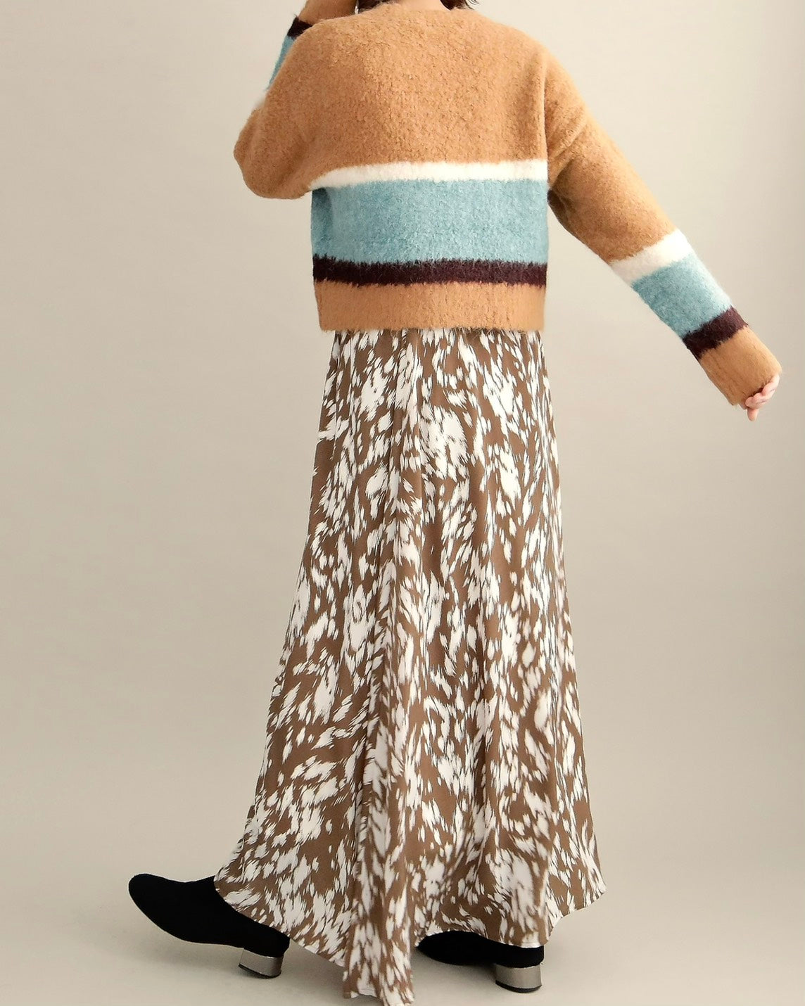 ニュアンスボーダーニット