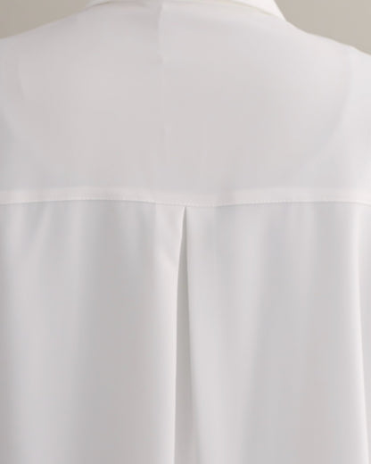 アシンメトリーレースシャツ