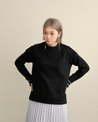 ケーブルスリーブプルオーバー