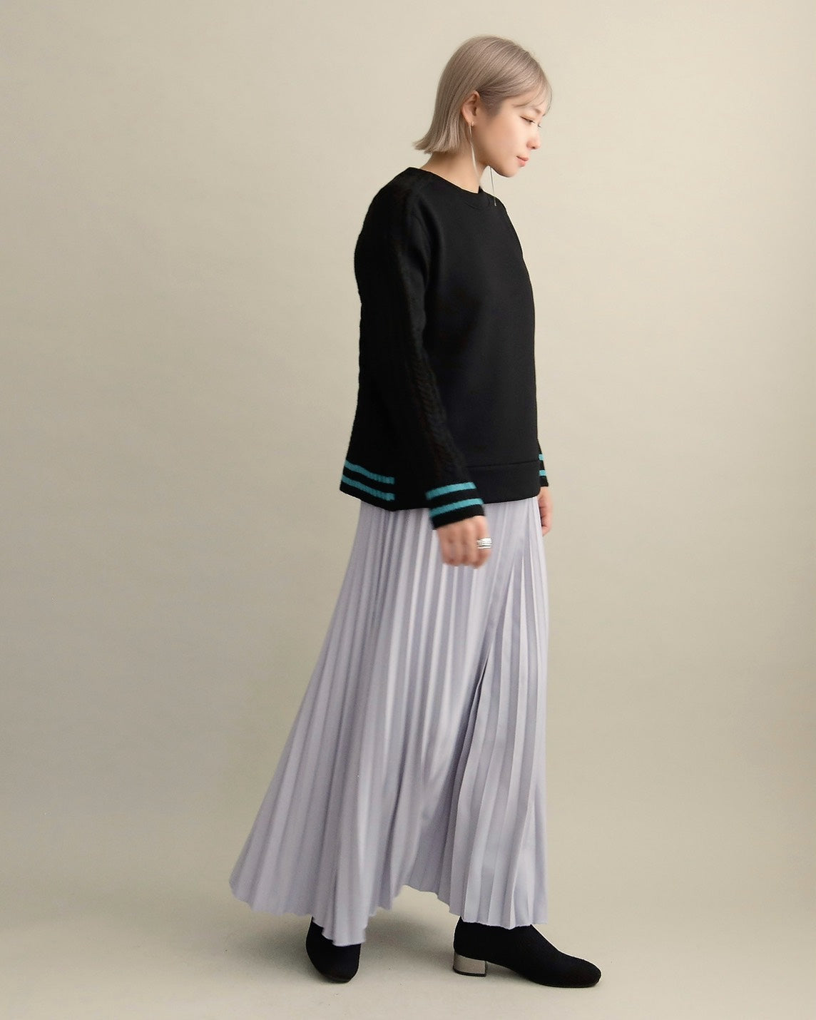 ケーブルスリーブプルオーバー