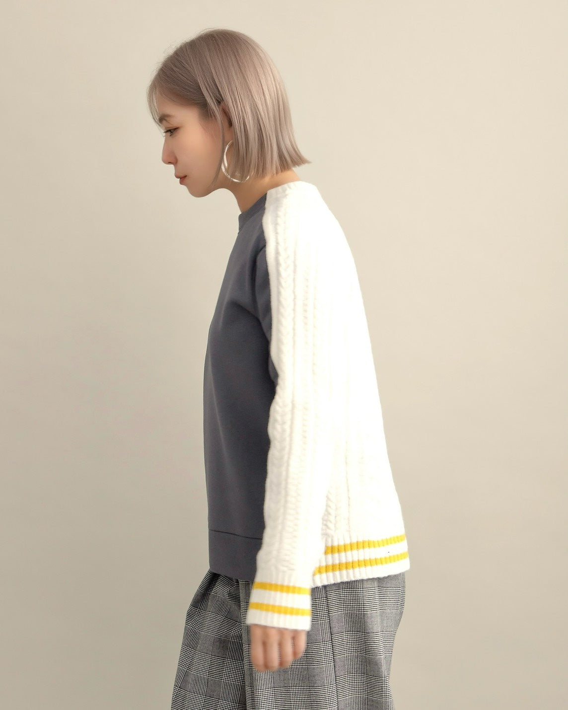 ケーブルスリーブプルオーバー