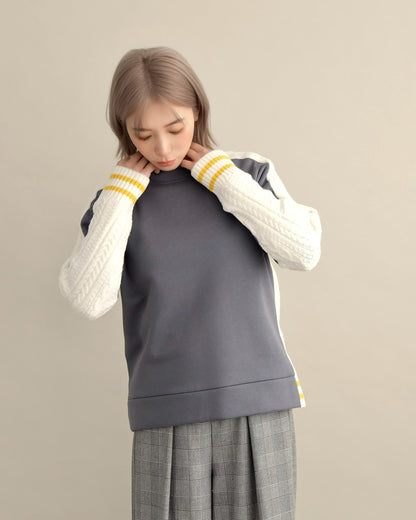 ケーブルスリーブプルオーバー