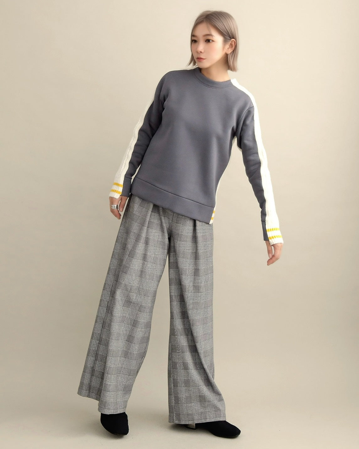 ケーブルスリーブプルオーバー