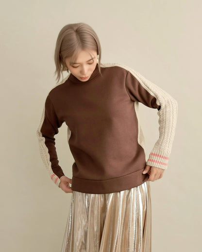 ケーブルスリーブプルオーバー