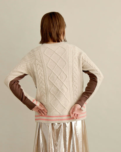 ケーブルスリーブプルオーバー