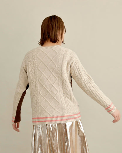 ケーブルスリーブプルオーバー