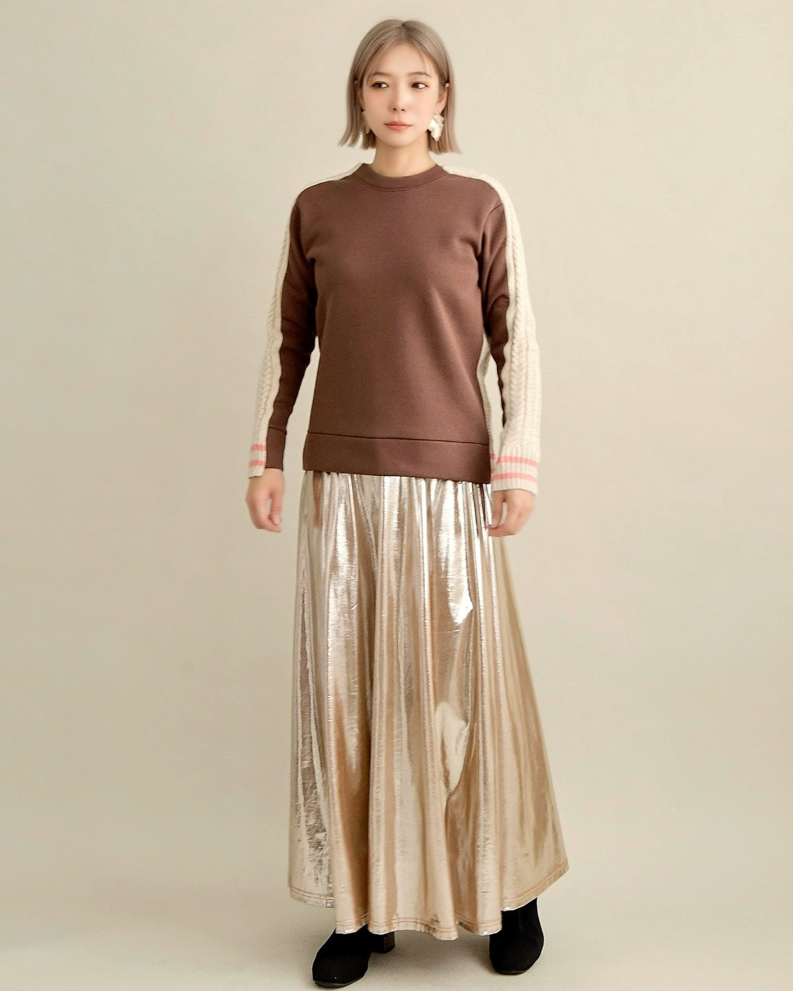 ケーブルスリーブプルオーバー