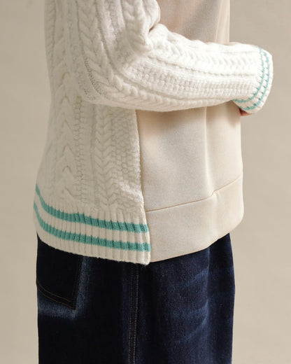 ケーブルスリーブプルオーバー