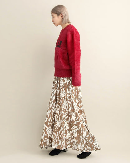 シャギーロゴニットプルオーバー