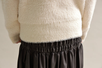 シャギーロゴニットプルオーバー