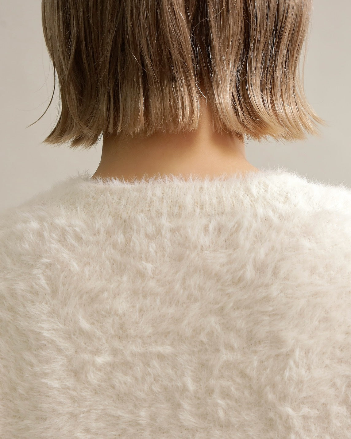 シャギーロゴニットプルオーバー