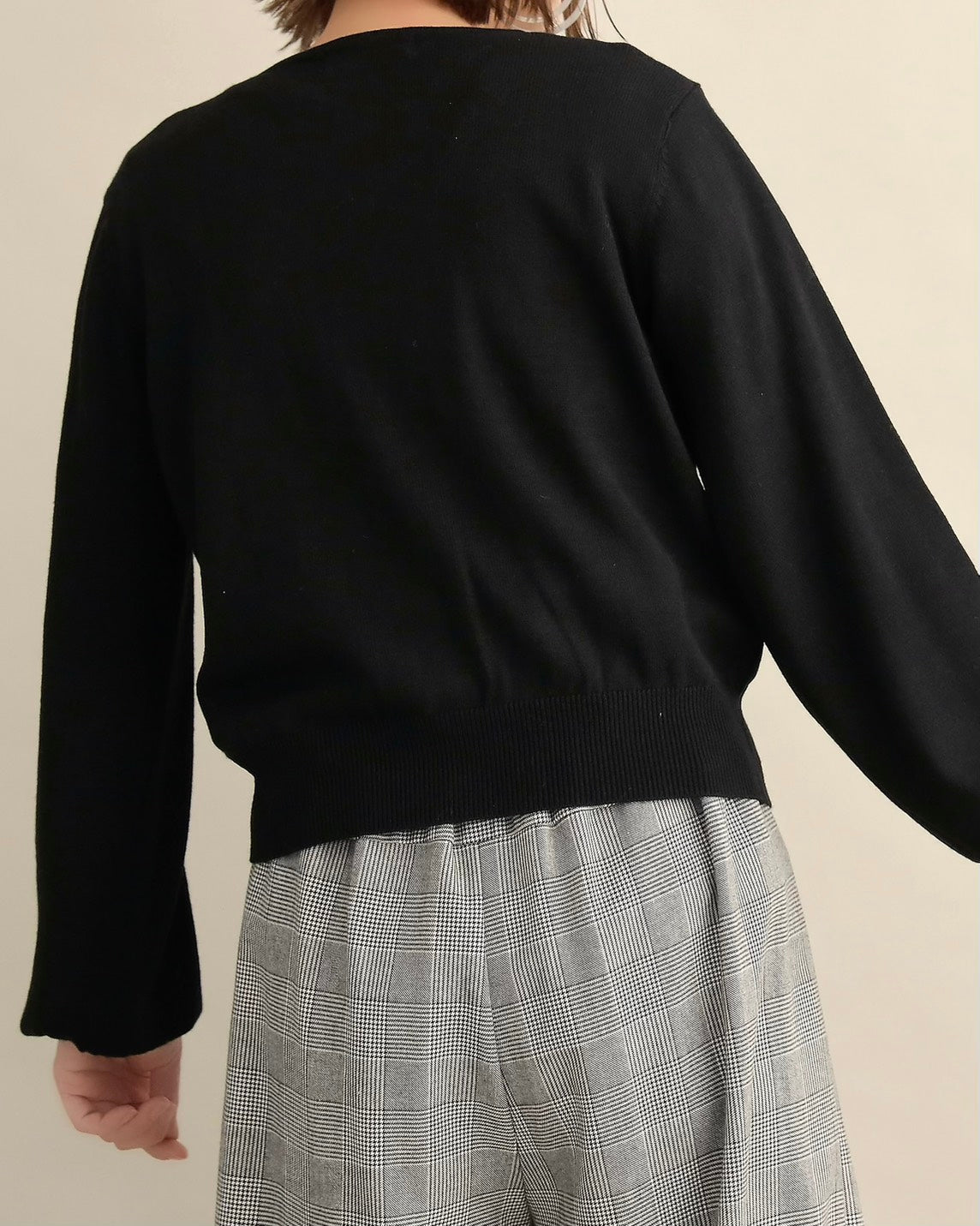 SORAロゴジャガードニットカーディガン