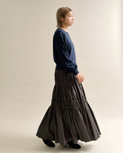 SORAロゴジャガードニットカーディガン