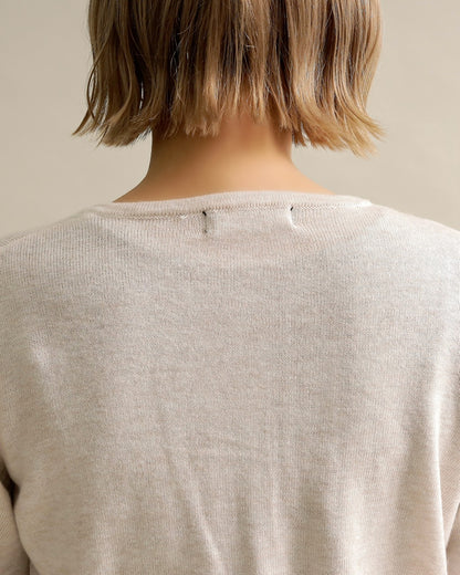 SORAロゴジャガードニットカーディガン