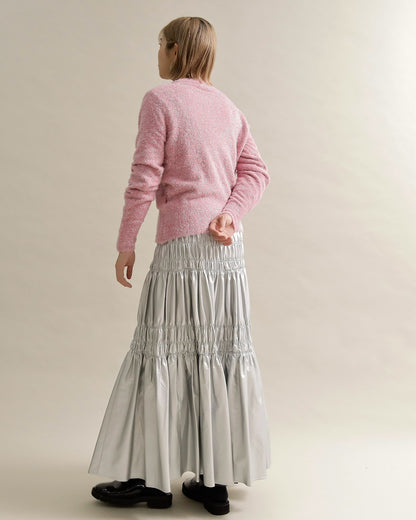 グリッターソフトクルーネックニット