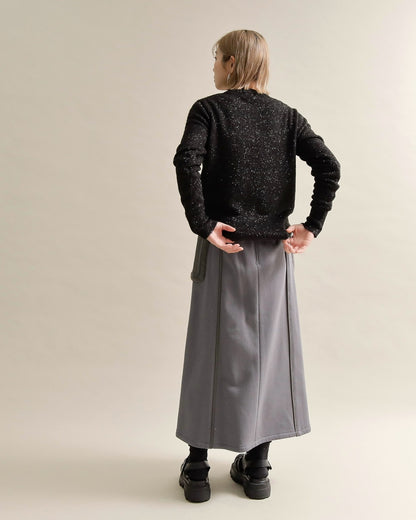 グリッターソフトクルーネックニット