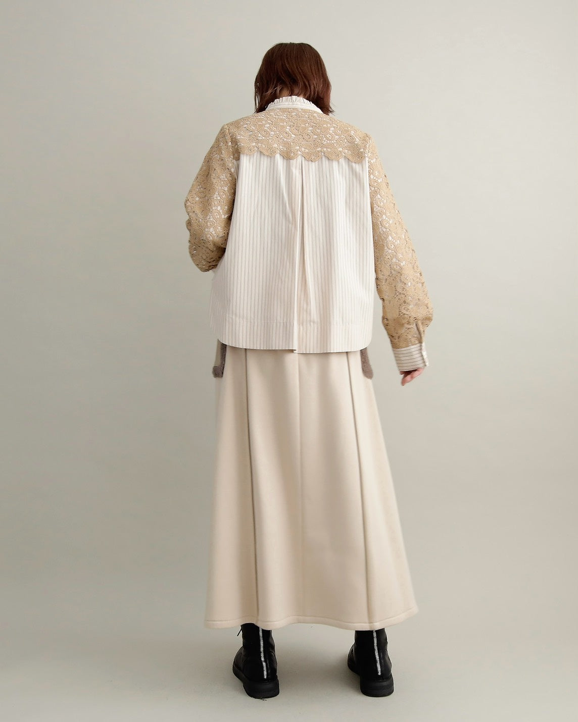 ボアポケットロングスカート