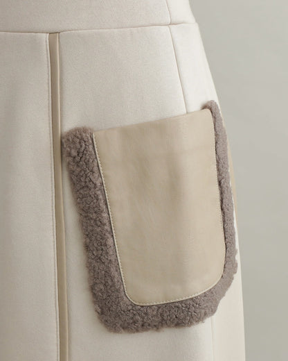 ボアポケットロングスカート