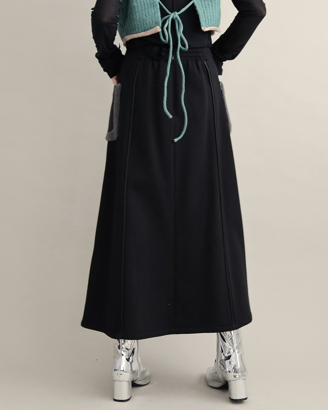 ボアポケットロングスカート