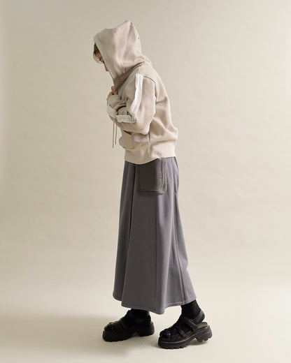 ボアポケットロングスカート